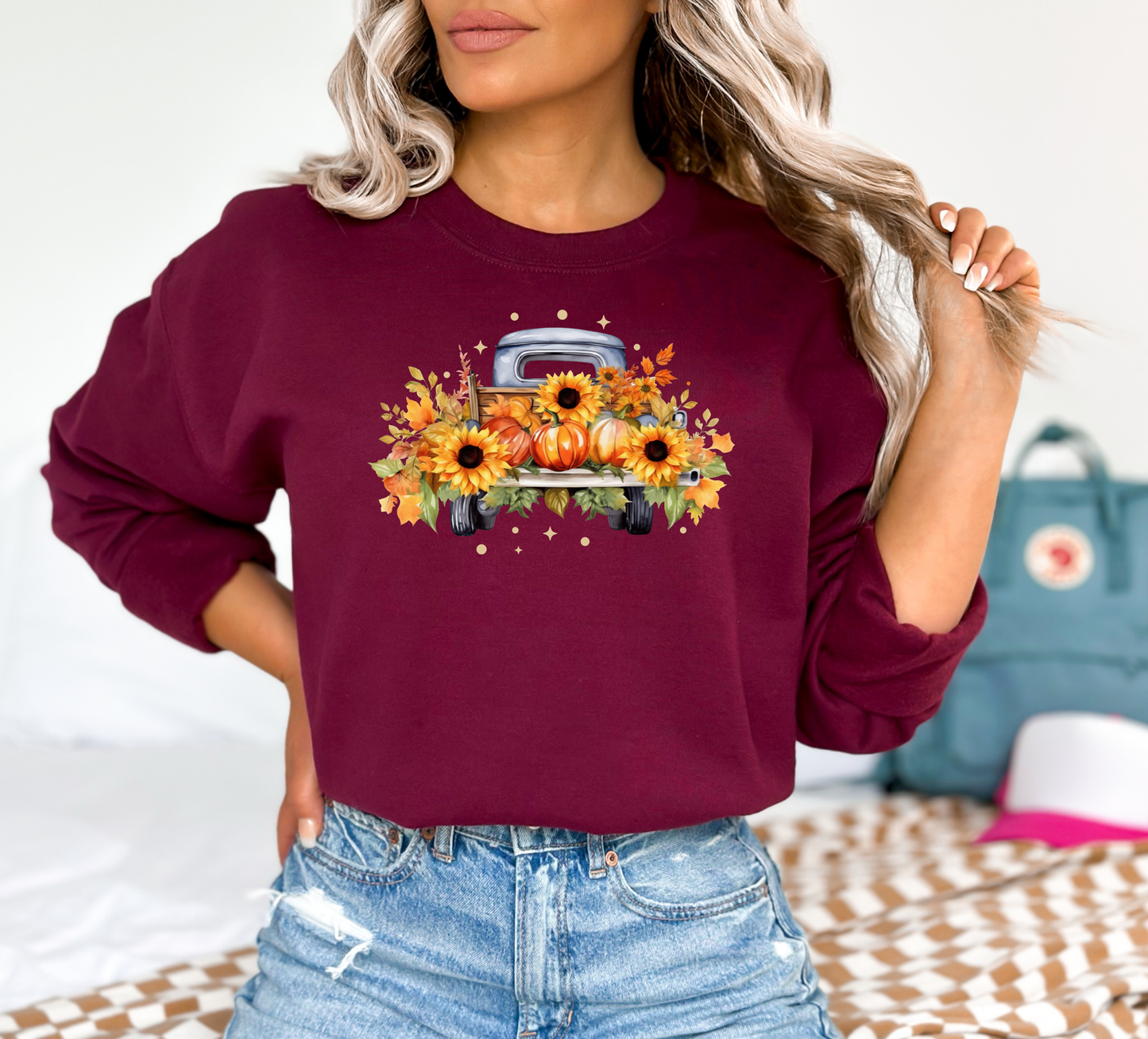Sunflower Pumpkin Truck